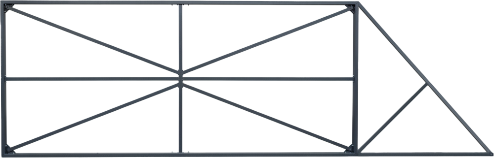 Ворота откатные сварные
