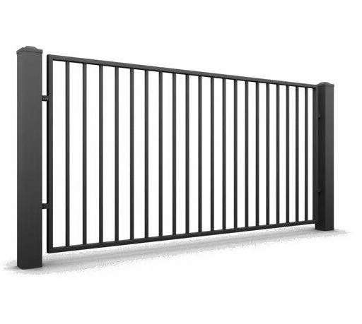 Секционные заборы из профиля