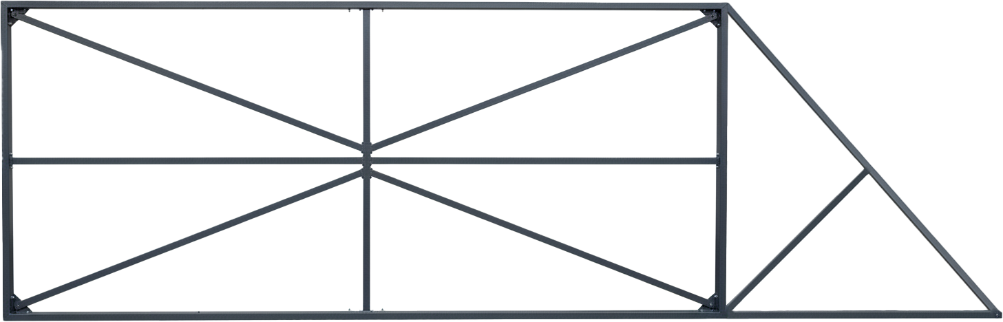Ворота откатные под сварку