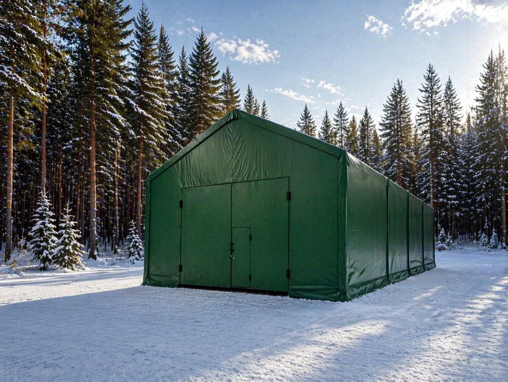 Ангар тентовый утепленный