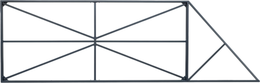 Ворота откатные сварные